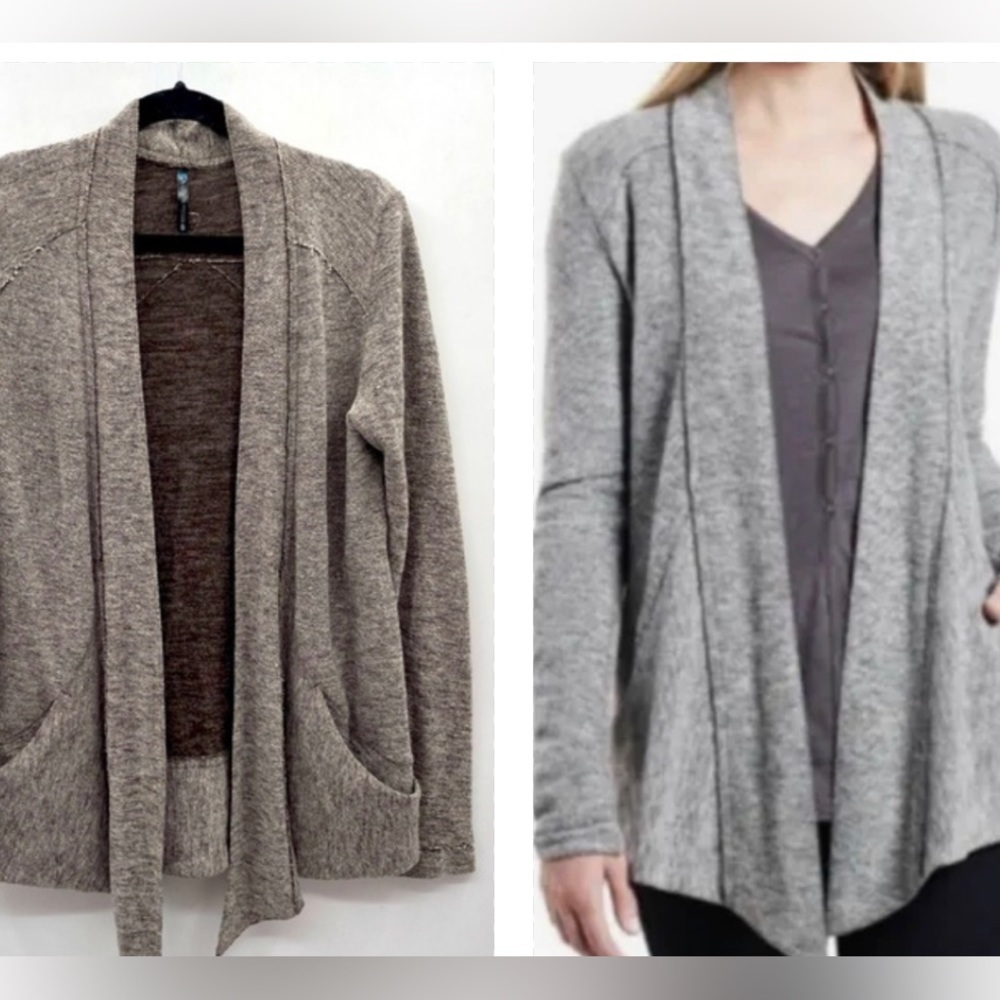 Kuhl nova wrap brown open woman’s cardigan. Small